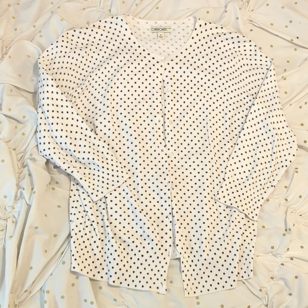 Cherokee Polka Dot Sweater